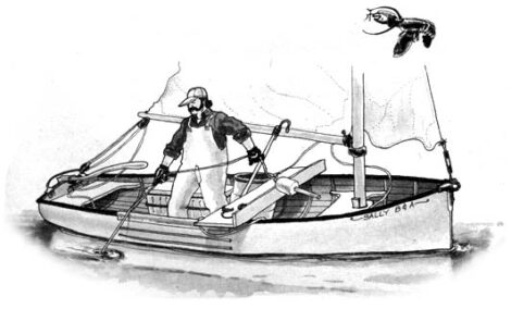 Catching Lobster With an Old-Fashioned Lobster Trap Image